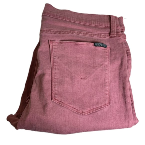 Hudson Krista Super Skinny Womens Jeans Tag 32 Dark Pink Mid-Rise W32xL29 Denim - Picture 7 of 11